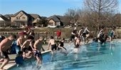 Polar Plunge fundraiser at harvest community pool