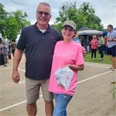councilmembers at argyle farmers market