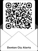 denton county emergency alerts qr code